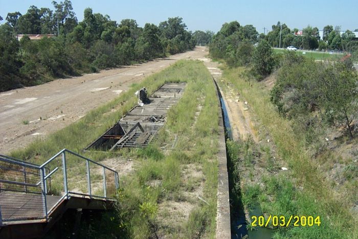 
Another view of the now trackless yard.
