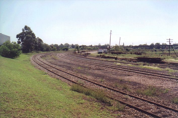 
The remains of the East Greta Exchange Sidings.
