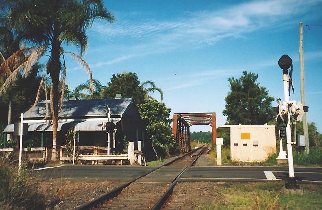 
The bridge over Wilsons Creek just after the site of Eltham station.
