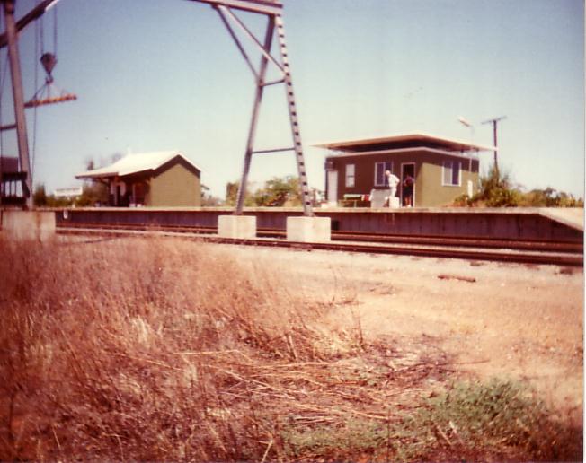 A view of the station when it was still attended.