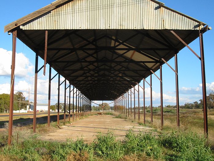 The remains of the fertilizer shed.
