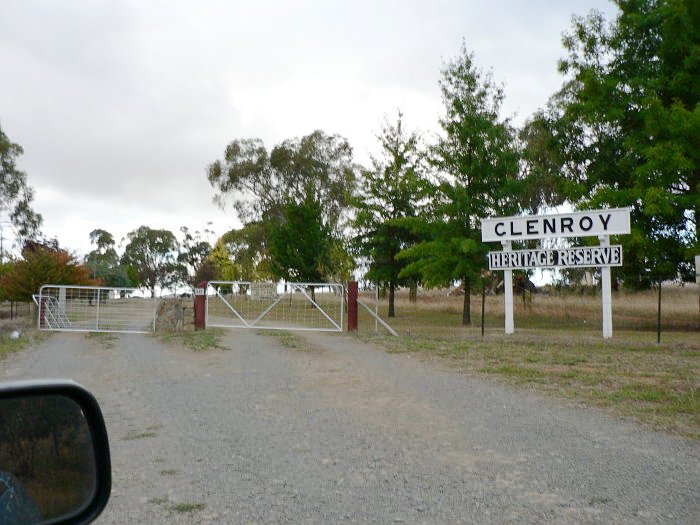 The station sign now adorns a nearby property.