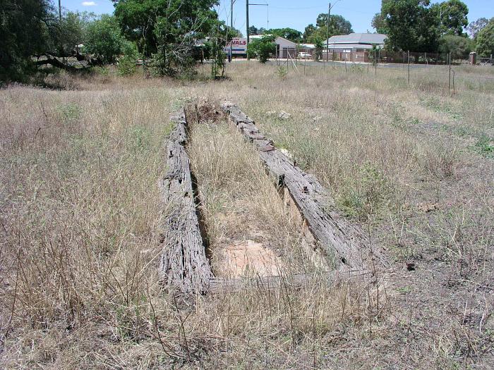 
A view of the remains of the ash pit on the turntable road.
