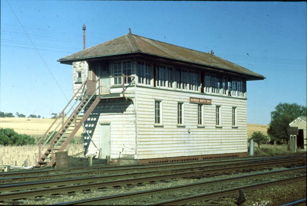 Harden North Signal Box as its southern sister stands majestically as a fine example of NSWGR architecture for the structures of safety.