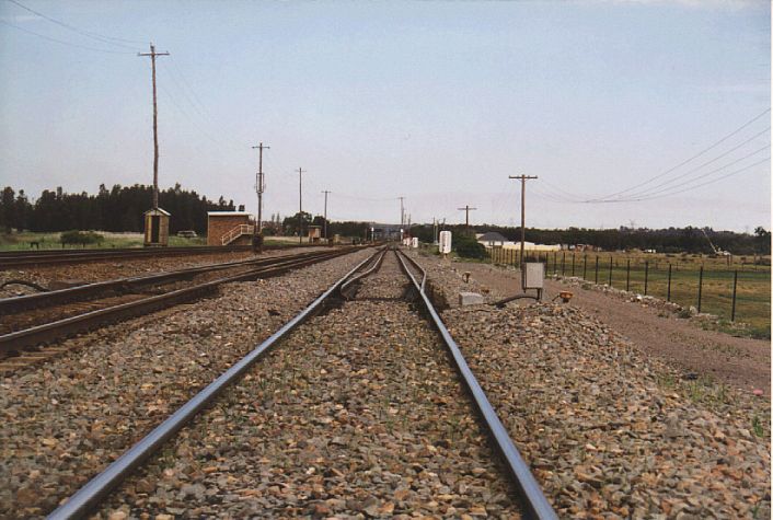 
The gauntlet track near Hexham station leading to the weighbridge.
This has now been removed.
