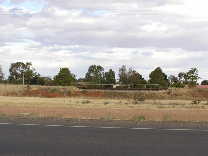 The view looking east towards the turntable.