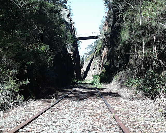 
The famous Big Hill Cutting, at one time the deepest railway cutting in NSW.
