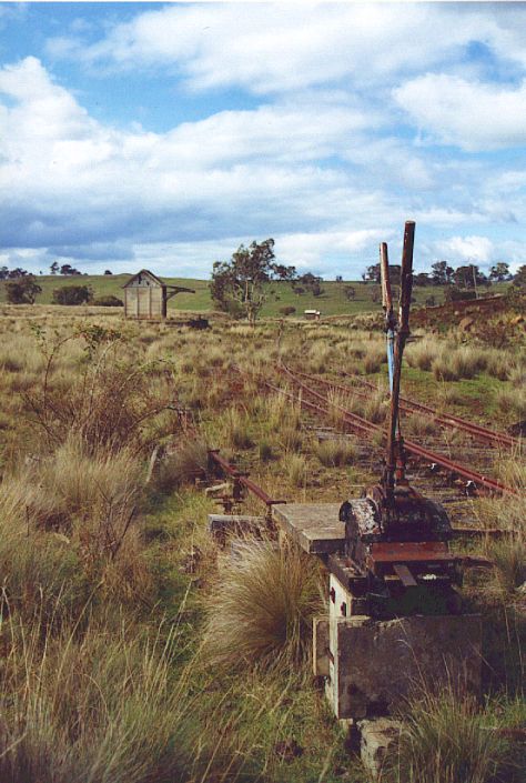 
The points and station remains at Holts Flat.
