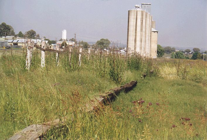 
Very little remains of the platform at Inverell.
