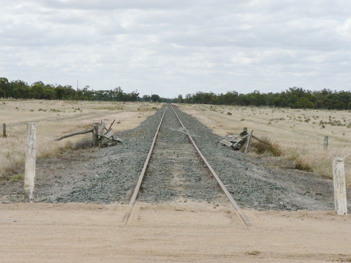 The view looking west towards Balranald.