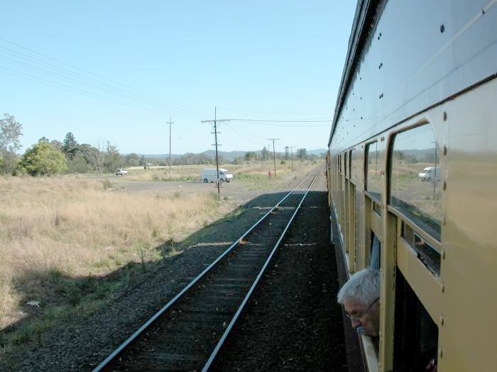 A view of the loop at Kyogle, which is several kilometres north of the station.