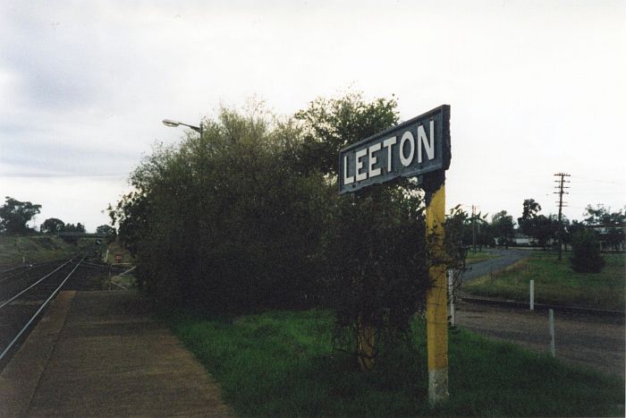 
The view looking down the platform towards Yanco.
