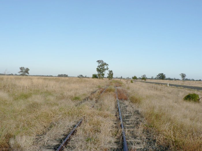 The view looking west shows no trace of the one-time station.