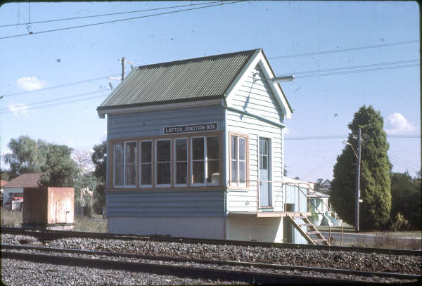 The little-used Loftus Junction box served the junction with the The Royal National Park line.