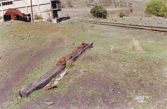 
The siding which served the meatworks has been lifted.
