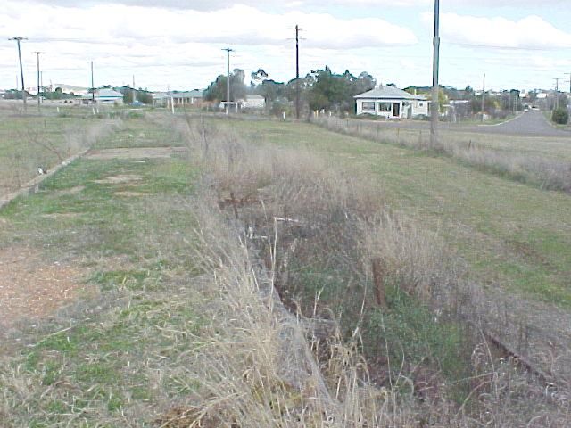 
The platform view looking south.
