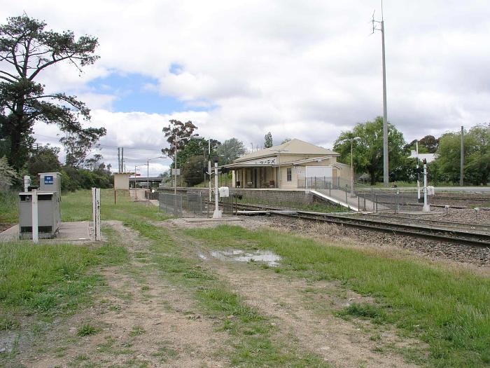 
The view looking south across at the main platform.
