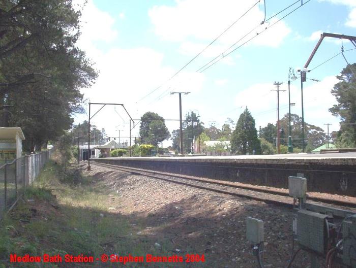 
The view looking west across towards the down platform.
