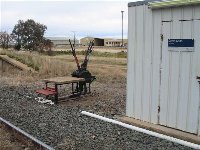 The A frame and staff hut.