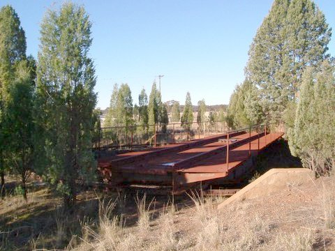 The turntable and pit are still present.