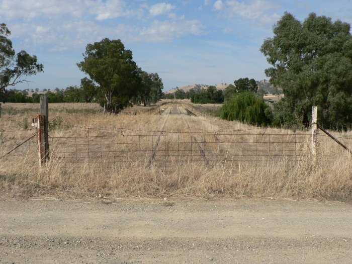 The view looking in the direction of Tumut.