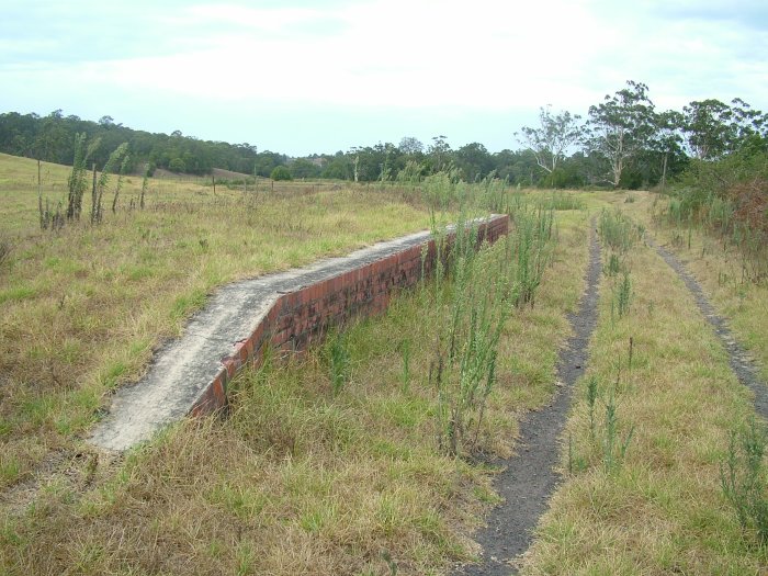 The brick platform face still remains.