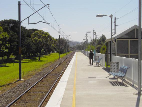 
The view looking north towards Sydney.
