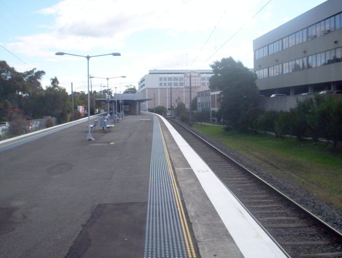 Number 2 platform at Miranda, as viewed looking towards Sutherland.