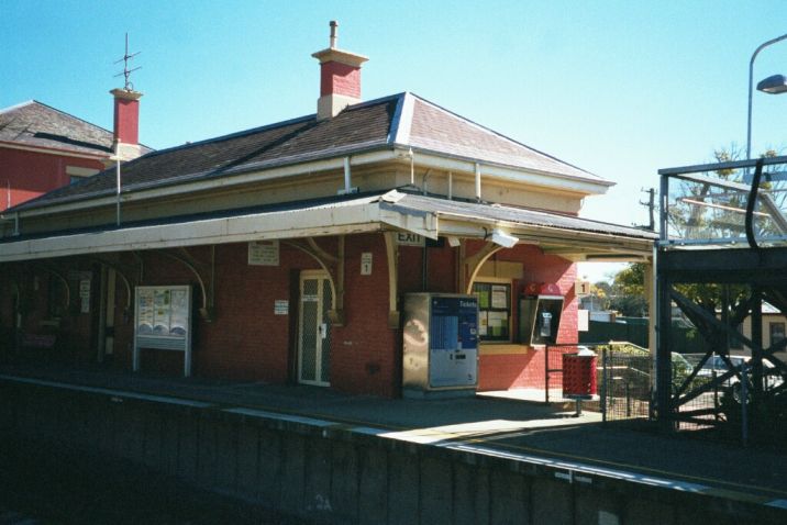
The ticket office on the up platform.
