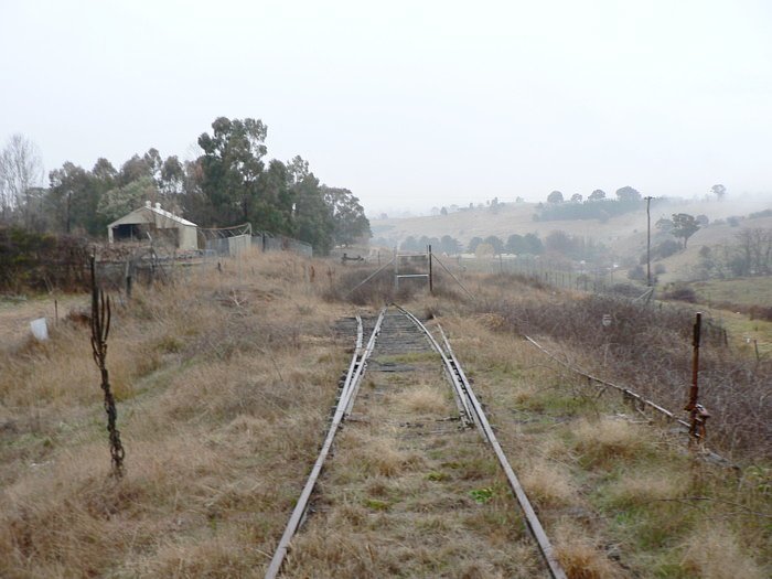 The view looking south.