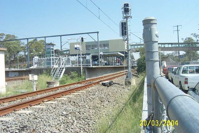 
The view of up end of the station, looking west.
