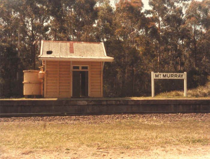 
Mount Murray station when it was still in use.  Note that at this time the
line was only single-track.
