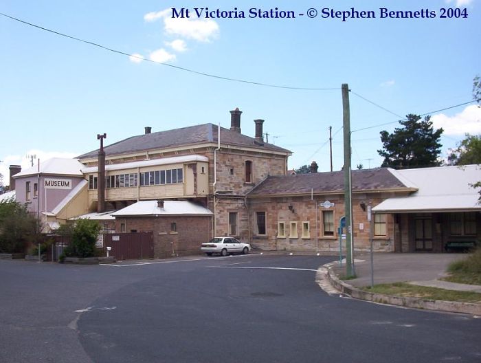 
The roadside view of the (up) station building, and upstairs museum.
