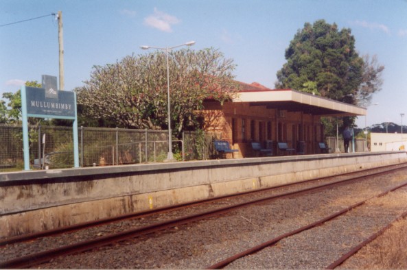 
The platform and station view.
