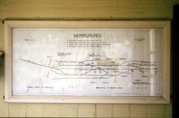 Murrurundi diagram in 1983.