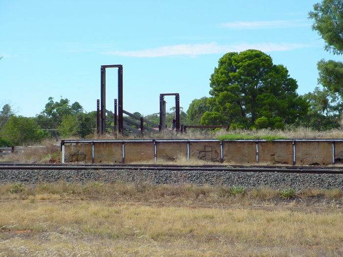 The remains of the cattle loading platform.