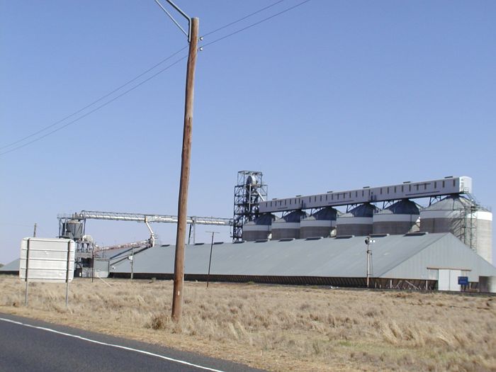 
One of several silos at Nevertire.
