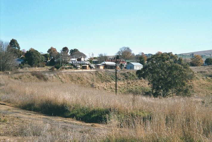 
The view of Newbridge from a short distance up the line.
