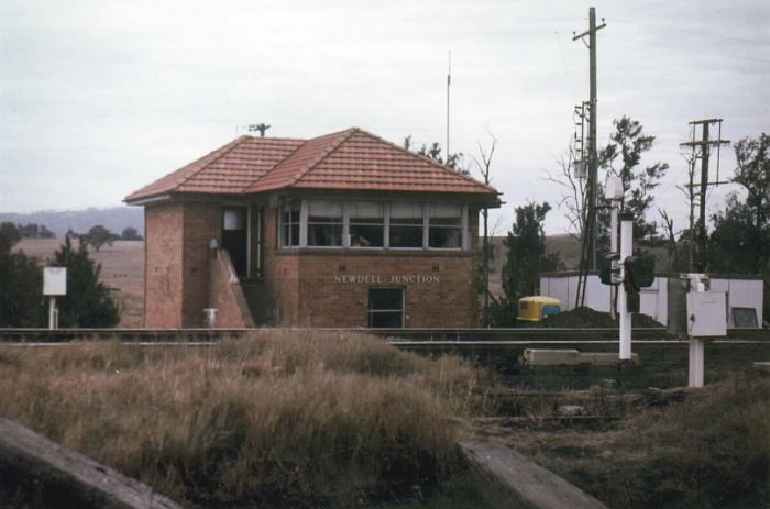 
The all-brick Newdell Junction Signal box which served Liddell and Newdell
Colliery sidings as well as the State Coal Mine siding.
