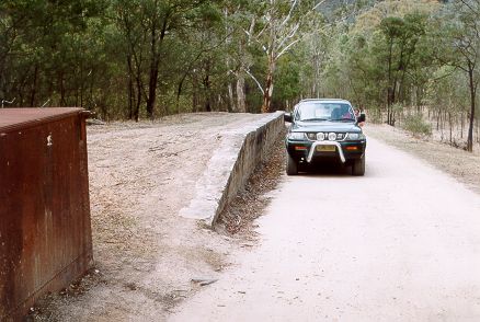 
The platform still remains at Newnes station.
