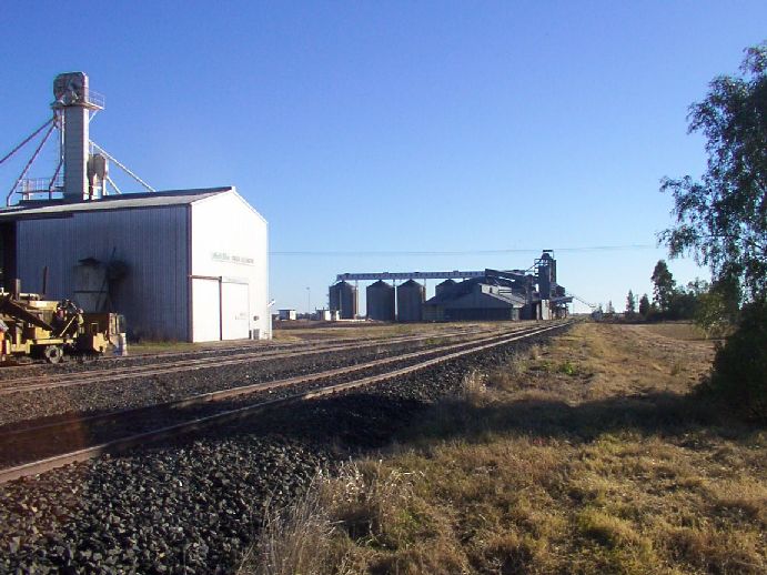 
The large grain silos at North Star.
