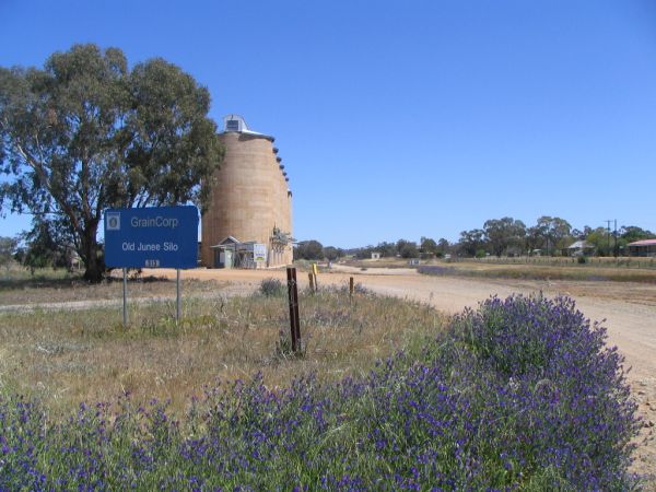 The entrance to the grain handling facilities.