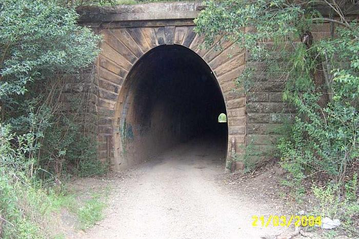 
The southern portal of the tunnel.
