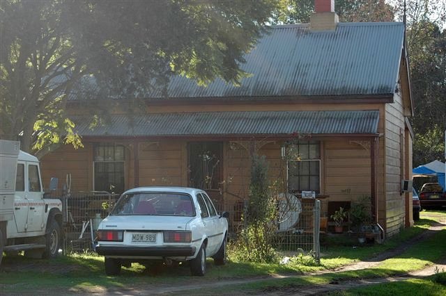 The one-time station master's residence at the Newcastle end of Platform 2 (now a private residence).