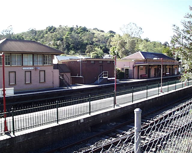 
The view of Picton station looking in the direction of Sydney.
