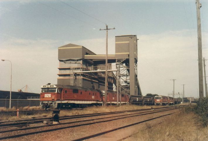 
8126 + 8116 and another 81 duo are at the coal facility just south of BHP
at Selwyn St.
