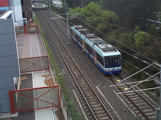 
The new Powerhouse siding is adjacent to the original Darling Harbour
line, now used as part of the Central - Lilyfield light railway.
