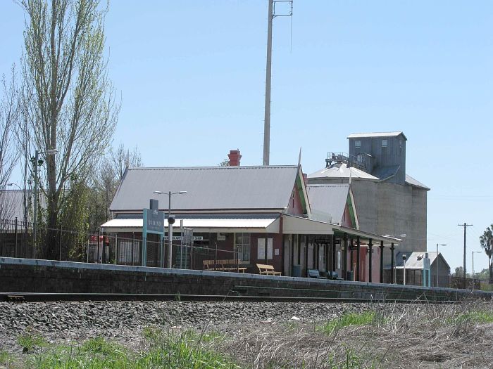 
The view of the station looking down in the direction of Werris Creek.
