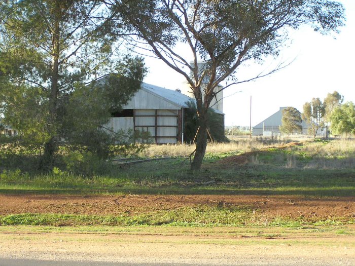 Looking north-east from Urana Road towards Rand Station.