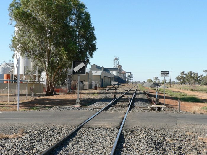 The view looking south through the location.